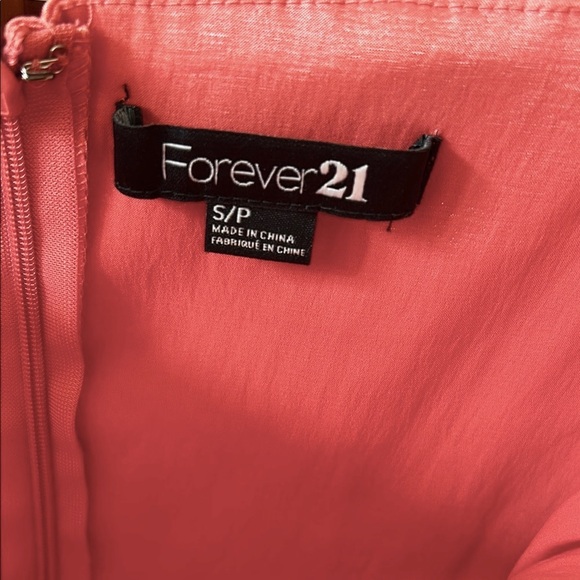 Elegant Strapless Coral Dress NWOT - Picture 6 of 7